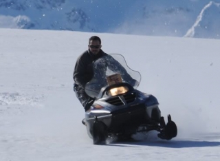 A toda velocidad en la nieve